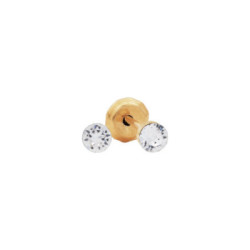 Inverness Pendiente 1040C Cristal Invisible 3 Mm