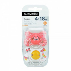 Suavinex Chup Fusion Tet Anat Latex 4-18M 2 Uds.