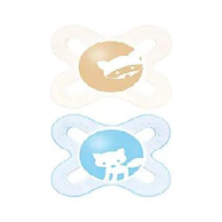 Mam Chupete Start Silicona0-2M 2U