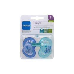 Mam Chup Night Silicona6-16M 2