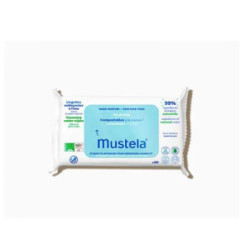 Mustela Toallitas Al Agua Algodon 60 U